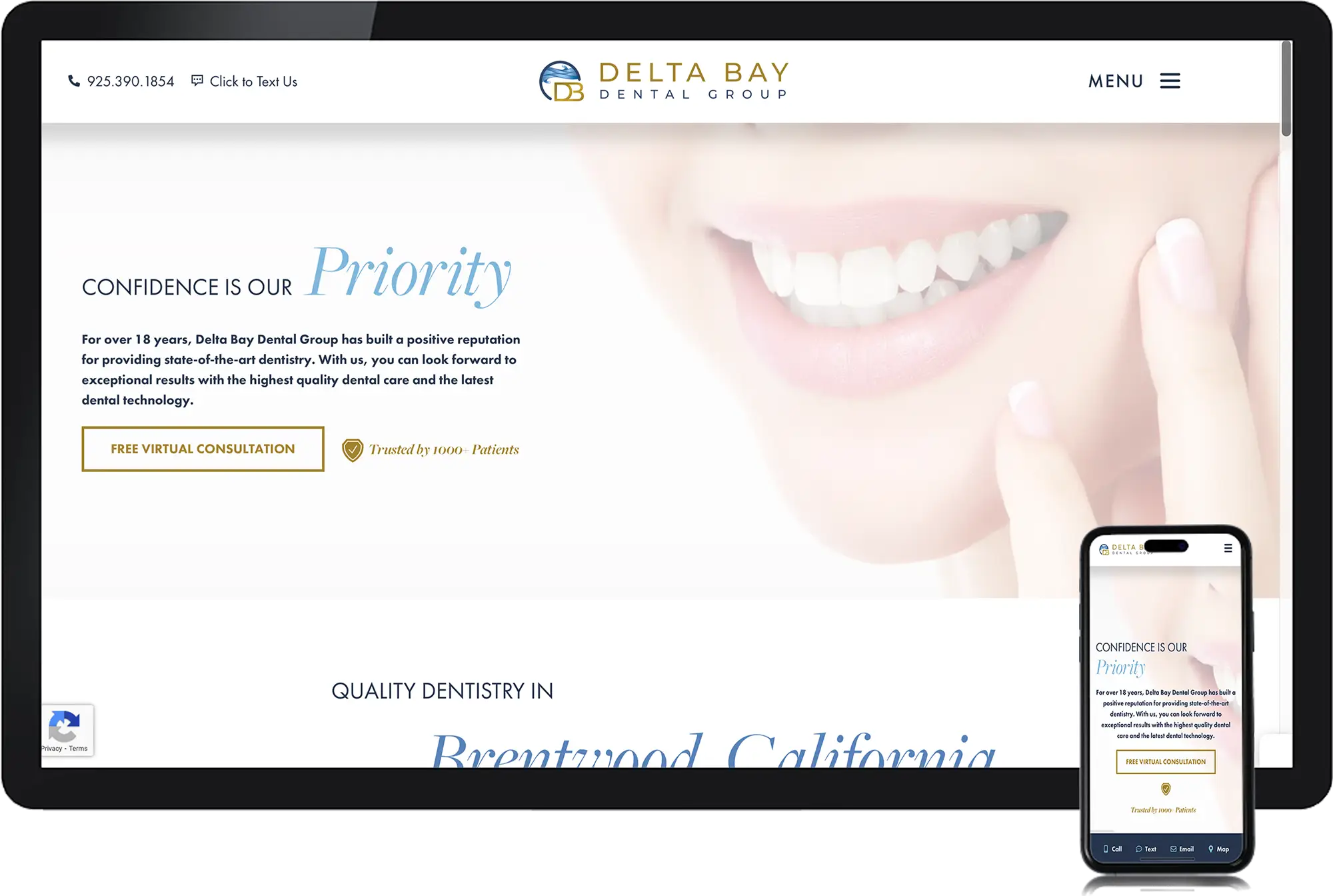 cosmetic & restorative dentist Brentwood California