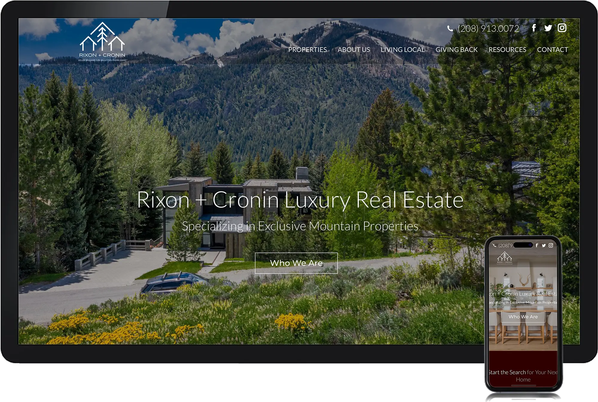 luxury mountain homes in Sun Valley Idaho