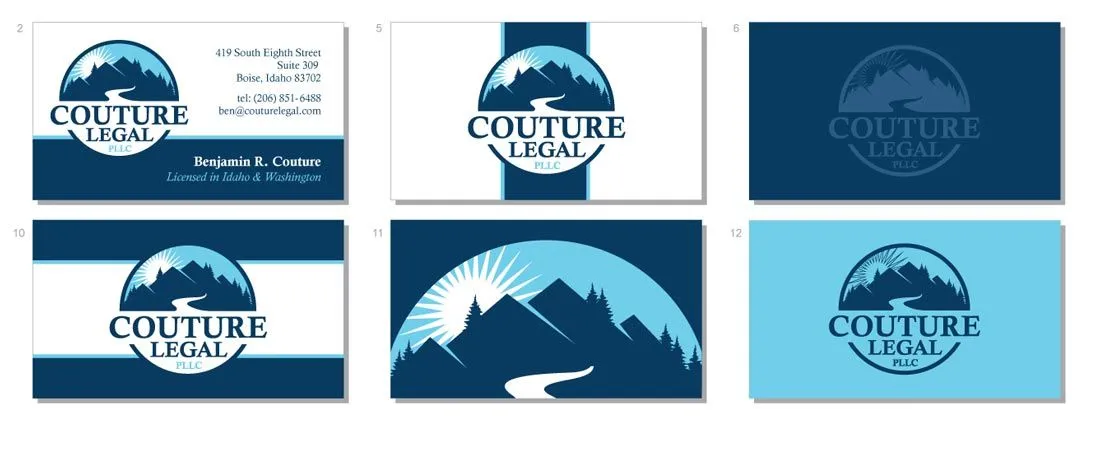 couture legal business cards