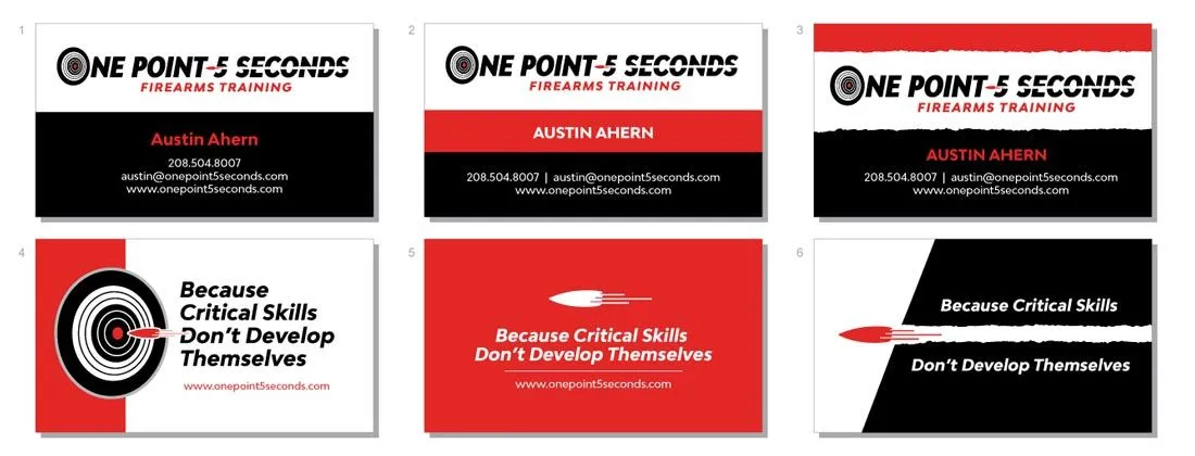 one point 5 seconds cards